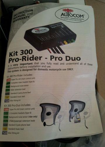 Autocom kit 300 pro rider