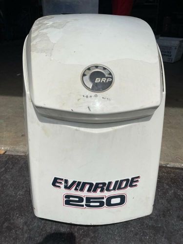 Johnson evinrude etec 200-225-250-300 white hood cowling cover 285653