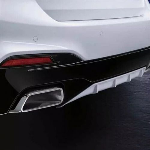 Genuine bmw m performance rear diffuser - matte black 51-19-2-412-406