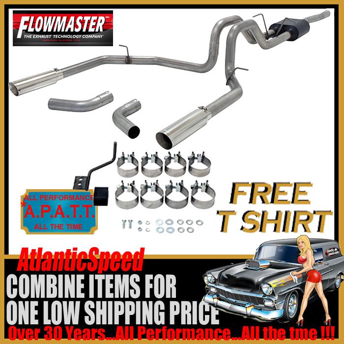 Flowmaster 1998-2003 ford f-150 4.6l 5.4l cat-back stainless dual exhaust system