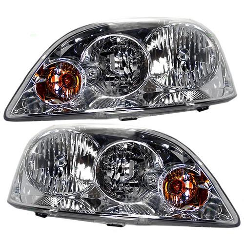 New pair set headlight headlamp housing assembly dot 05-08 suzuki forenza