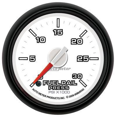 Autometer factory match electrical fuel pressure gauge 2 1/16" dia white face