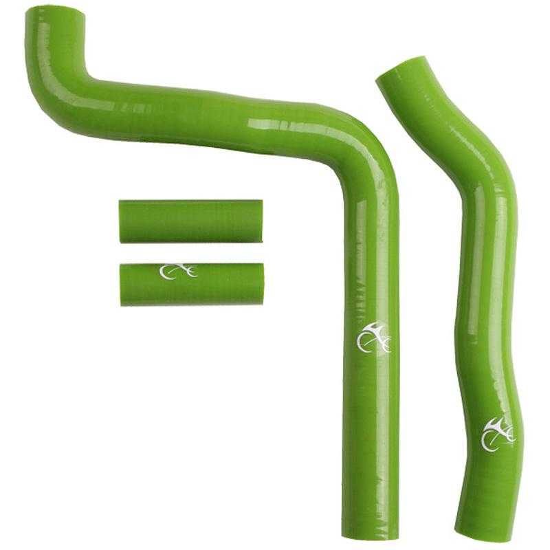 For kawasaki kx250 kx-250 silicone green radiator hose kit 2005