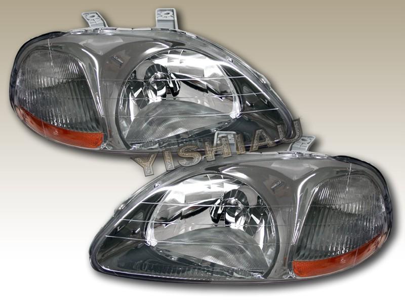 96 97 98 honda civic headlights jdm smoke 2/3/4door new