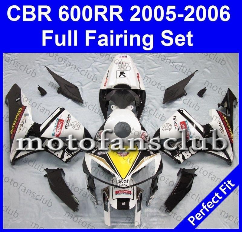 Fit honda cbr600rr 05 06 cbr 600 rr 2005 2006 fairing kit bodywork #45 b