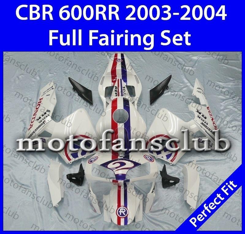 Fit honda cbr600rr 03 04 cbr 600 rr 2003 2004 fairing kit bodywork #29 b