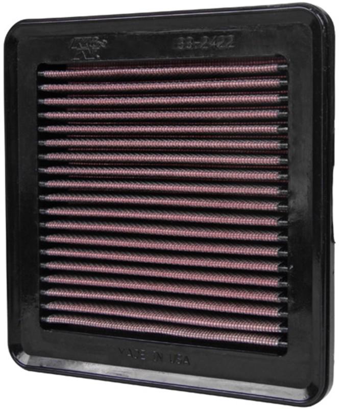 K&n filters 33-2422 - air filter; panel; h-1 in.; l-6.813 in.; w-6.688 in.