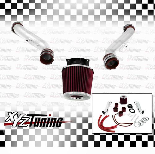 Jdm red 90-96 300zx non-turbo na short ram air intake induction kit + filter 3"