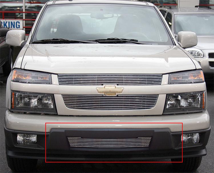 Fits 04-11 2011 chevy colorado/canyon bumper  billet grille