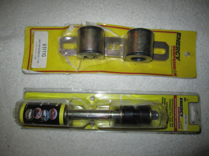 Polyurethane 1 1/16" sway bar bushings and end link set gm 68-72 a body