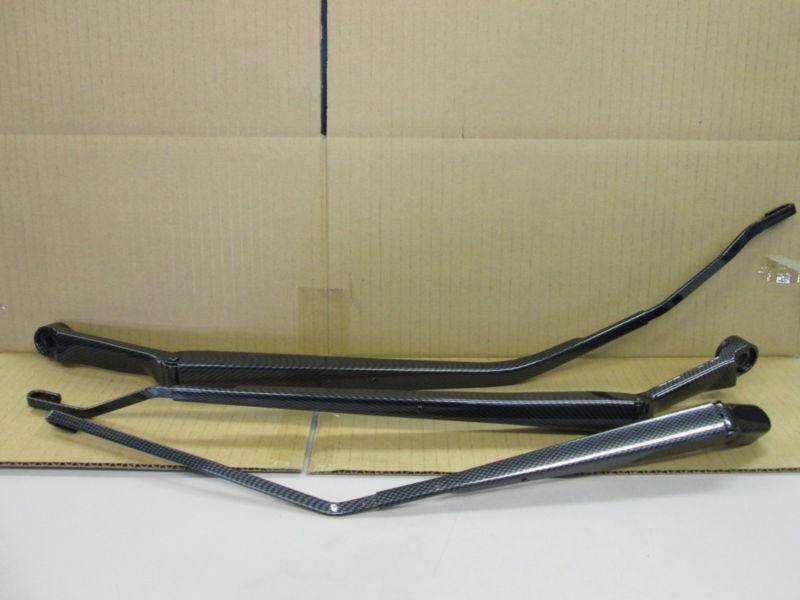 [h5215] jdm:toyota:celica:zzt230:carbo​​n look finish wiper arm x3set