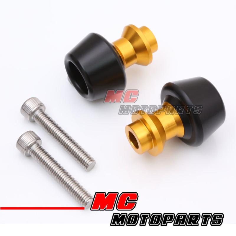 Gold cnc billet swingarm spools triumph daytona 675 / r 10 11 12 m8 size