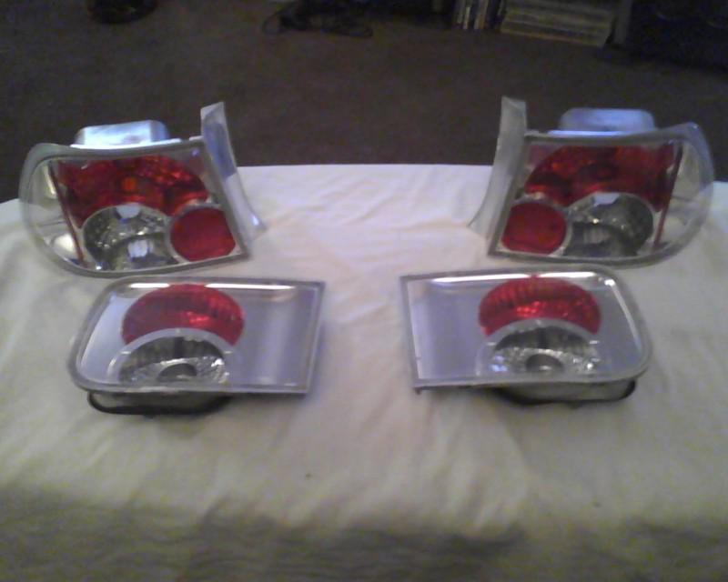 96-00 tye honda civic tail lights 2d coupe