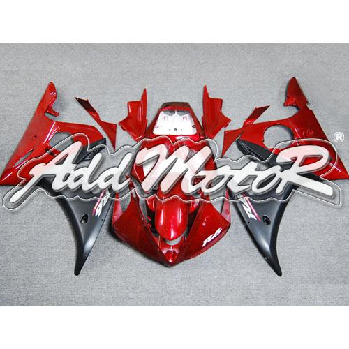 Injection molded fairing for r6 yzf-r6 04-05 2004 2005 red black ay6431