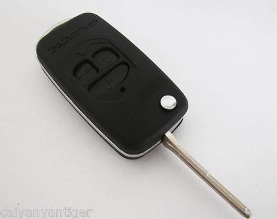 Folding key remote case shell fob for buick excelle hrv