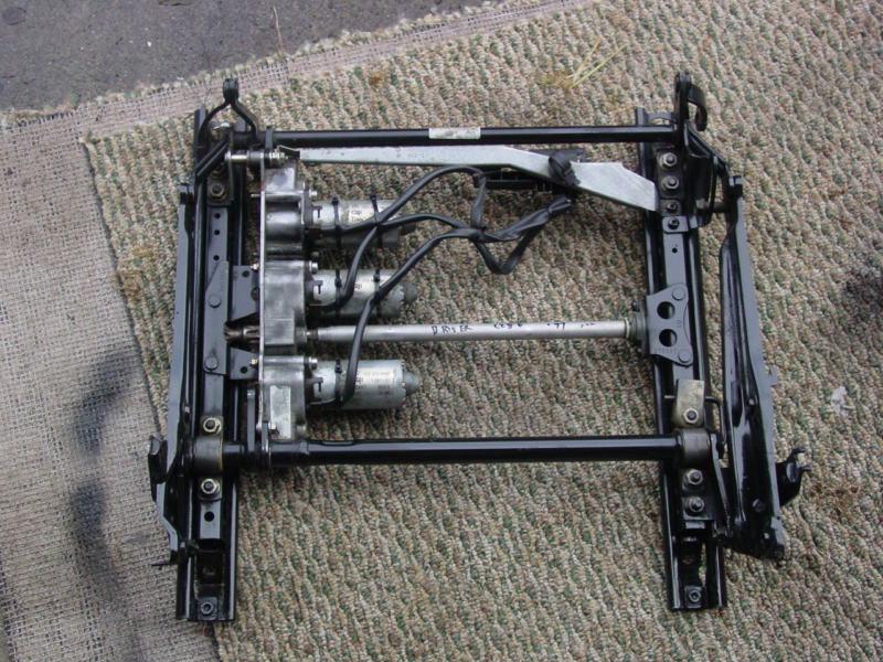 Mercedes w202 c280 driver left front seat base gears tracks set motors bottom