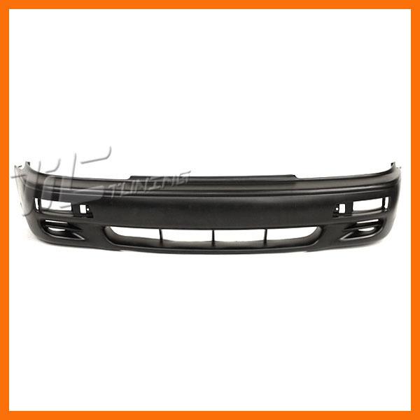 95-96 toyota camry front bumper cover raw black facial plastic wo primed fascia