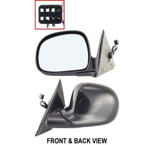 1998 chevy s10 blazer jimmy bravada power side view mirror driver side left lh