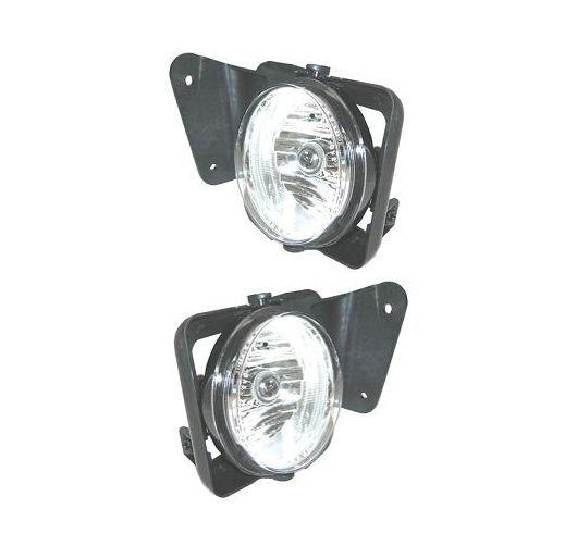 New pair set fog light lamp housing assembly sae and dot 03-04 gmc sierra pickup