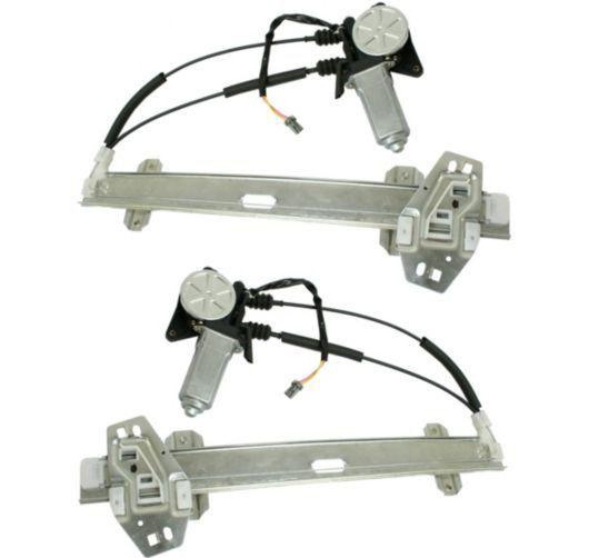 94-97 honda accord 4 door power window regulators w/motor front pair set