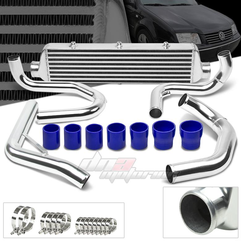 99-05 jetta/golf gti mk4 full aluminum bar&plate turbo intercooler+piping kit