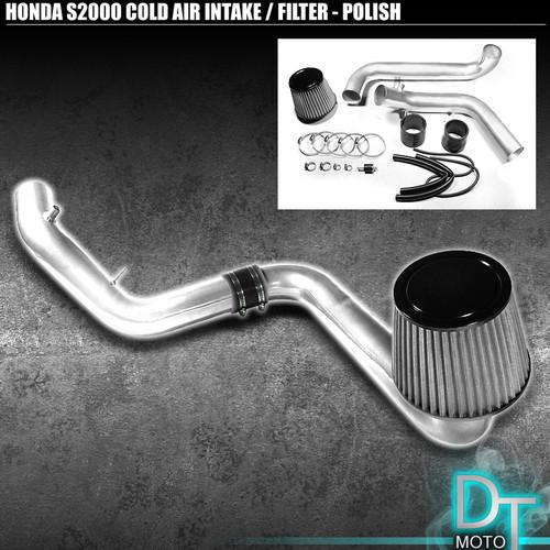 Stainless washable filter + cold air intake 00-03 s2000 2.0l 04-07 2.2l polish