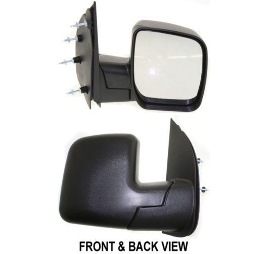 09-11 ford van econoline manual door mirror right rh passenger side