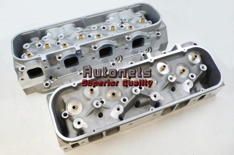 Big block chevy aluminum bare cylinder head pair bbc 427 454 502 123cc/336cc