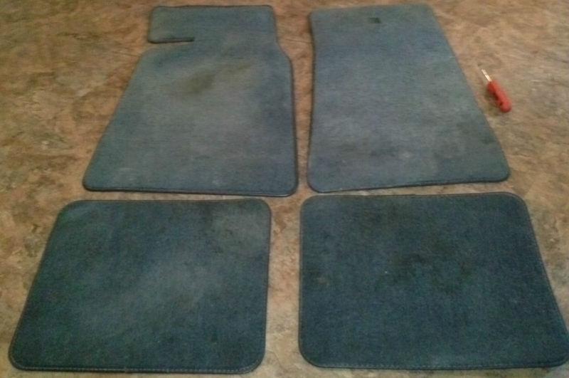 79-88 monte cutlass grand prix regal oem original blue floormats full set ss 86 