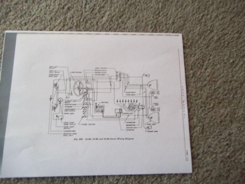 1933 buick 33-60, 33-80, 33-90 series wiring diagram