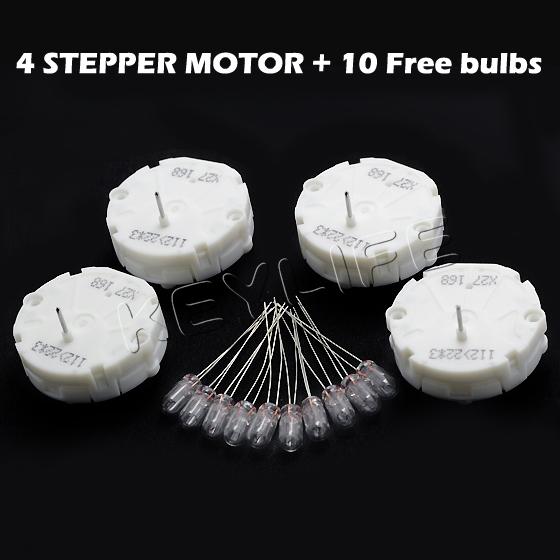 4x gauge cluster stepper motor speedometer repair kit instrument + free 10 light