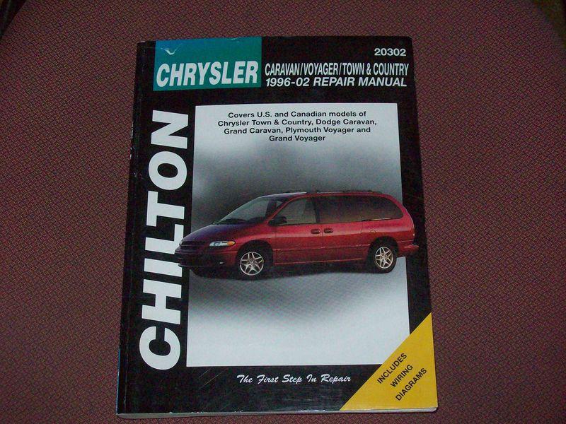 Chilton chrysler town & country dodge caravan plymouth voyager repair manual