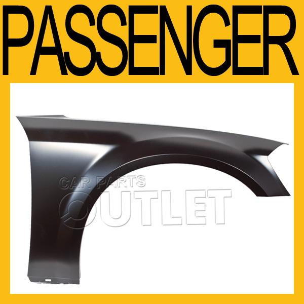 05 06 07 dodge magnum front fender assembly primered black steel r/t srt8 sxt rh