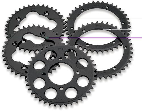 Moose racing sprocket rr alum pred-38t 1352-38 1211-0178 black