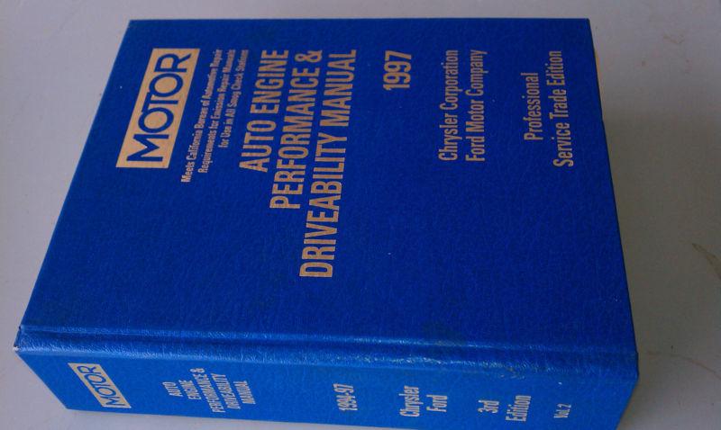 1994-1997 motor auto engine performance & driveability manual, professional ed  