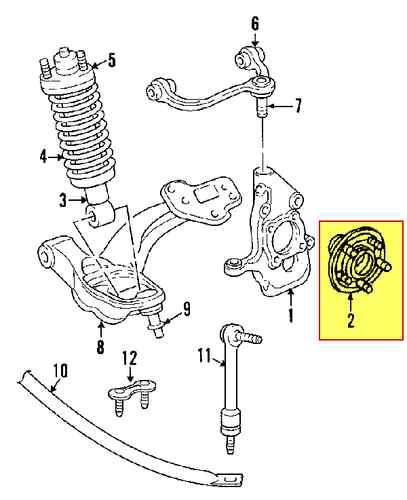 Ford 7w1z1104a genuine oem factory original front hub & bearing