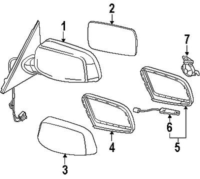 Bmw 67137191398 genuine oem factory original mirror motor