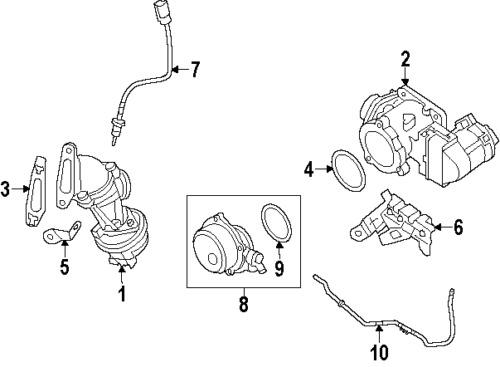 Bmw 13547792098 genuine oem factory original gasket