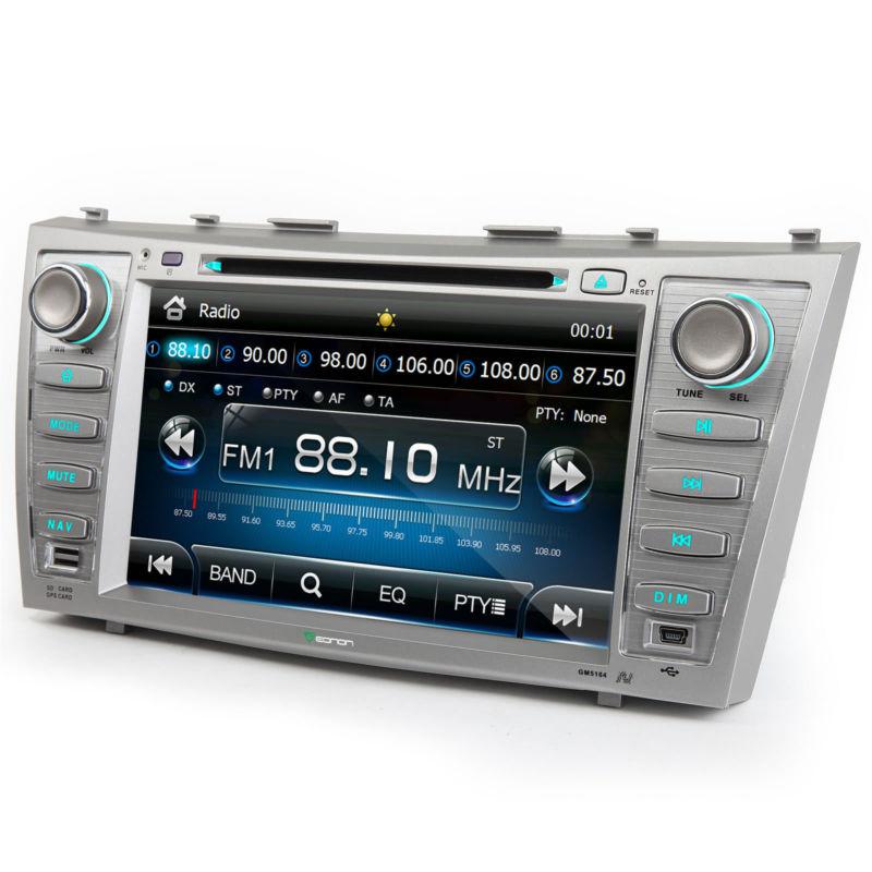 Toyota camry 8"car gps radio dvd player stereo ipod miracast dlna nfc touch bt e