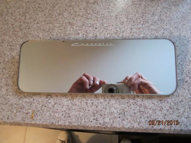 Vintage chevrolet visor mirror