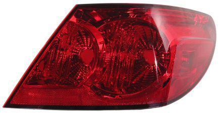 Tail light brake lamp rear lens & housing passenger's right side rh