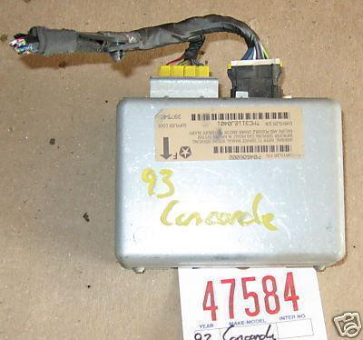 Dodge 93 94 intrepid concorde airbag/srs control module 1993 1994