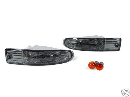 Depo 2000 2001 2002 mitsubishi eclipse smoked smoke bumper signal lights new