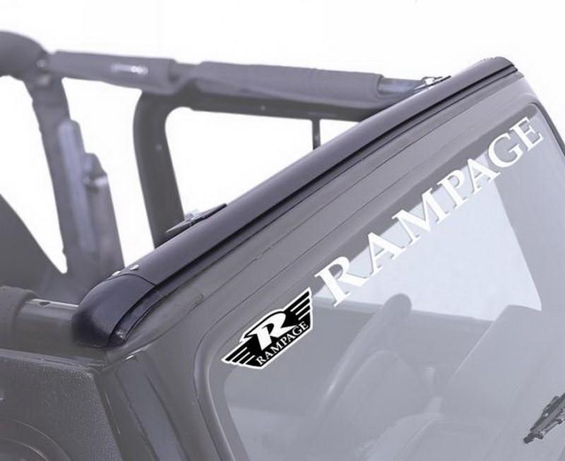 Rampage 901004 windshield channel 97-06 tj wrangler