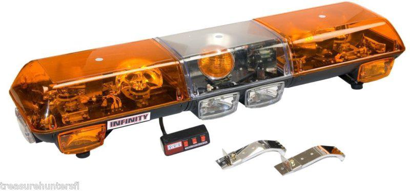 Wolo removable roof mount halogen light bar tow truck suv hazard warning flood