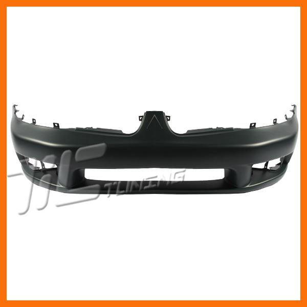 02-03 mitsubishi galant black front bumper cover primered set replacement