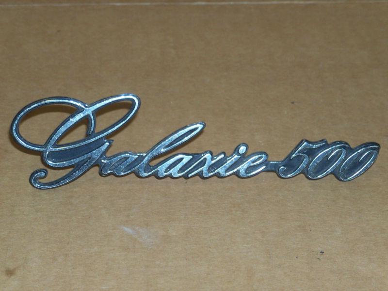 72 ford galaxie 500 fender trim emblem 73 74 75 76