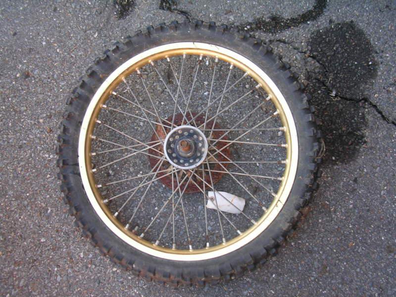 1987 yamaha yz125 front wheel rim hub 