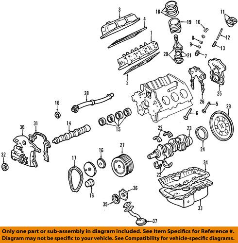 Gm oem 24507388 seal, crankshaft/engine crankshaft sealing flange gasket