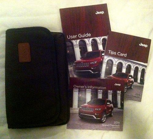 2014 jeep cherokee owners manual plus cd & case included